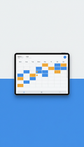 Scheduling Interface For Tablet Use