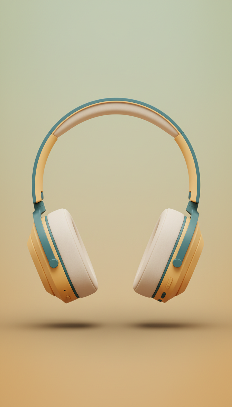 Wireless noise-canceling headphones with comfort padding